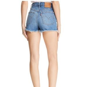 Levi's Rib Cage Cutoff Denim Shorts in Urban Oasis